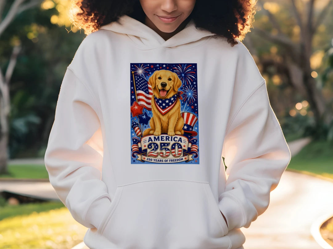 Golden Retriever America 250 - Hoodie