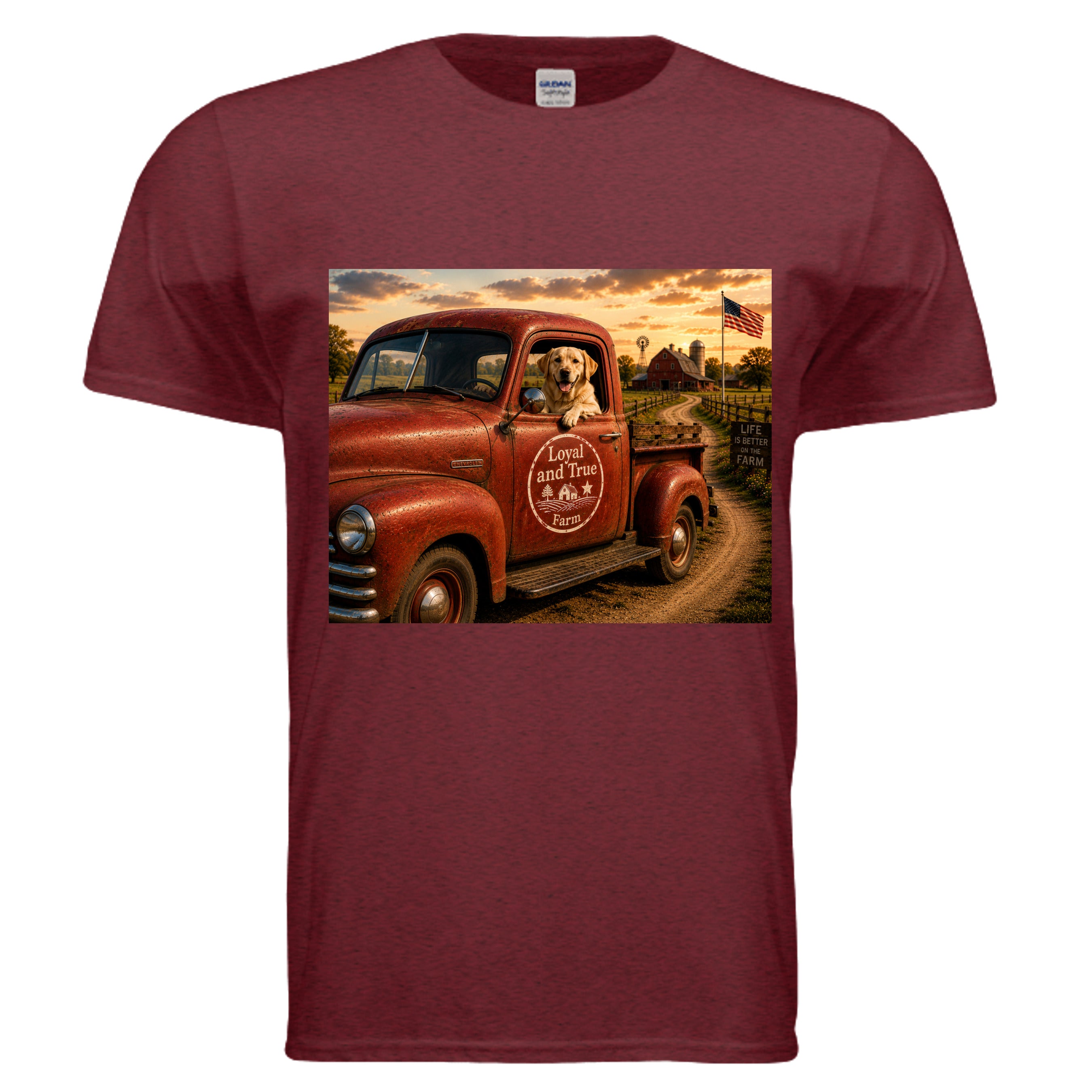 ANTIQUE CHERRY RED - G640 - FRONT