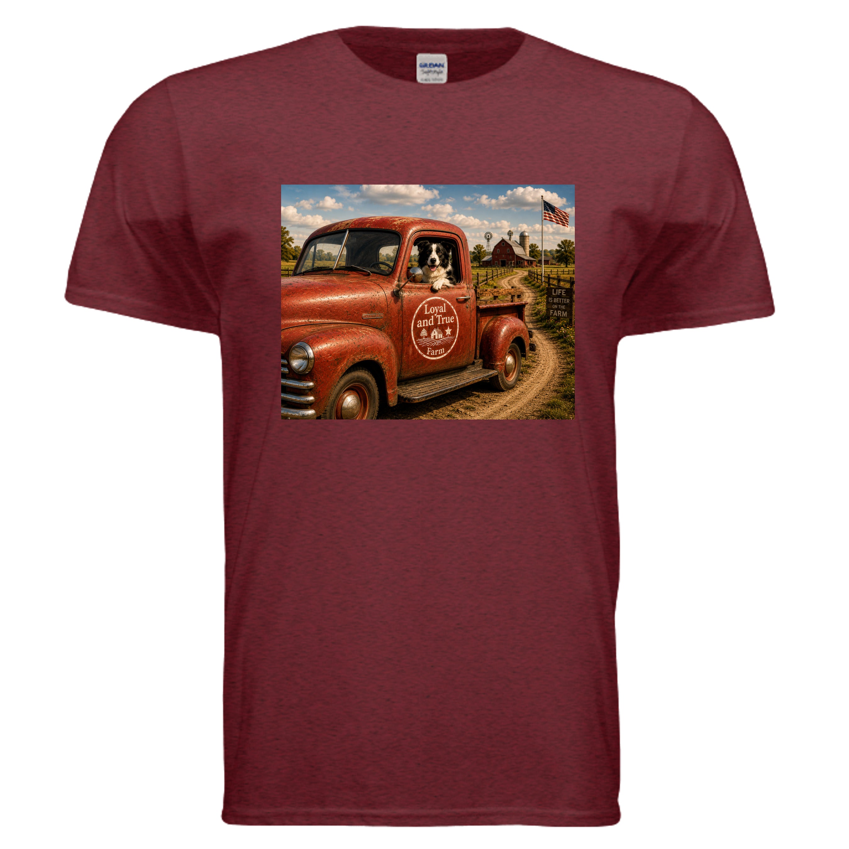 ANTIQUE CHERRY RED - G640 - FRONT